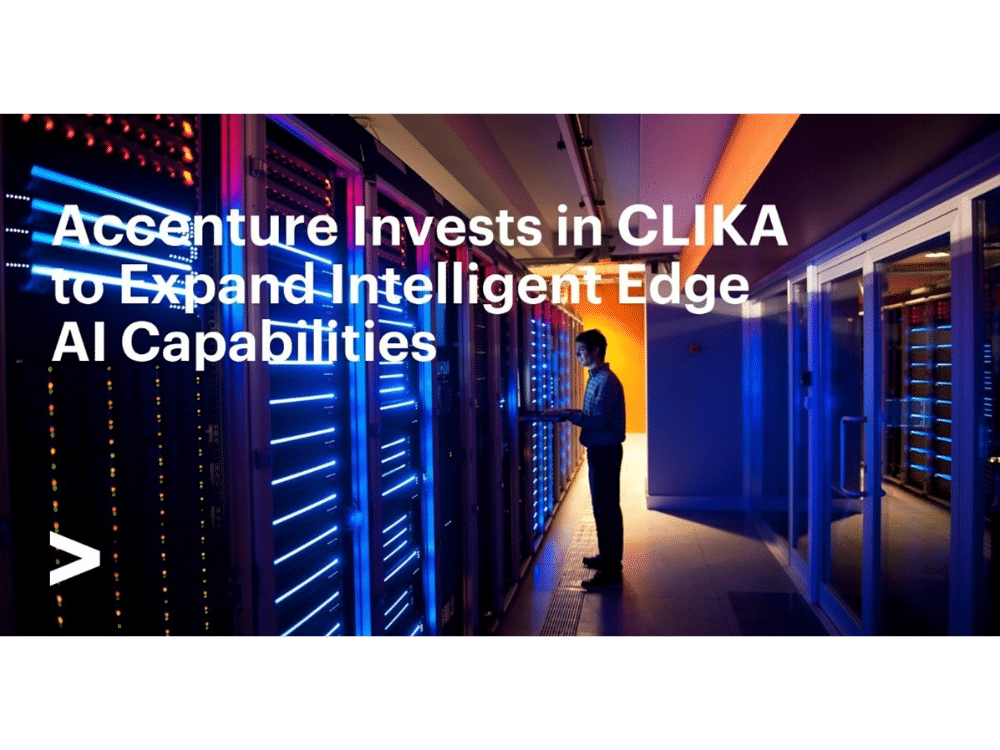 Accenture backs CLIKA to tackle AI compression and edge deployment challenges